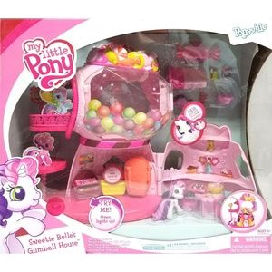 Retired 2010 Hasbro My Little Pony SWEETIE BELLE'S GUMBALL HOUSE BNIB